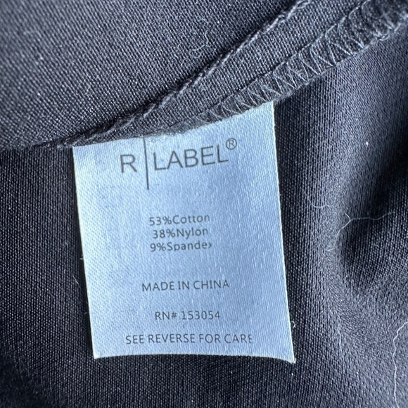 The Reset R Label Women's Crop Pants Ankle Straight Slim Black Sz M - Picture 10 of 11